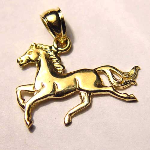 Running horse charm/pendant.