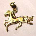 Running horse charm/pendant.