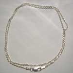 Sterling Silver diamond cut rope chain