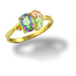Landstrom's Black Hills Gold Mystic Fire Topaz ring