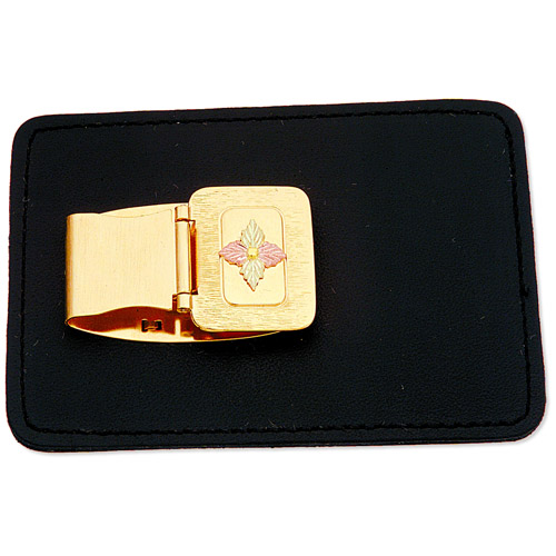 Landstrom's Black HIlls Gold money clip/credit card holder