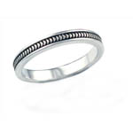 Landstrom's Black Hills Gold Sterling Silver line stacking ring