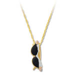 Landstrom's Black Hills Gold sunglasses necklace