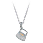 Landstrom's Black Hills Gold Sterling Silver handbag necklace