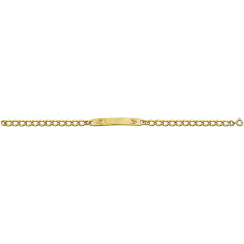 Landstrom's Black Hills Gold womans I D bracelet