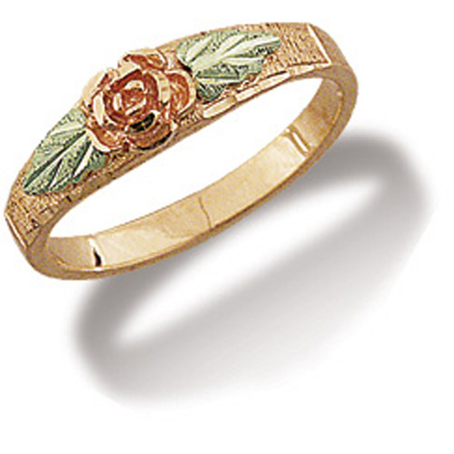Landstrom's Black Hills Gold rose gold rose ring