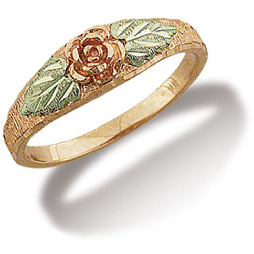 Landstrom's Black Hills Gold rose gold rose ring
