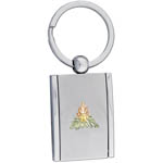 Landstrom's Black Hills Gold Sterling Silver key ring locket