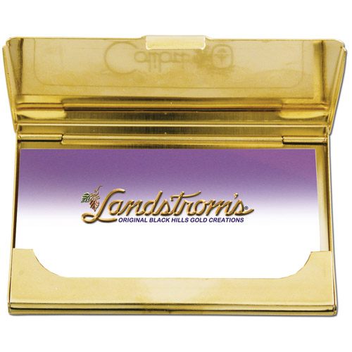 Landstrom's Black Hills Gold credit card/business card holder open