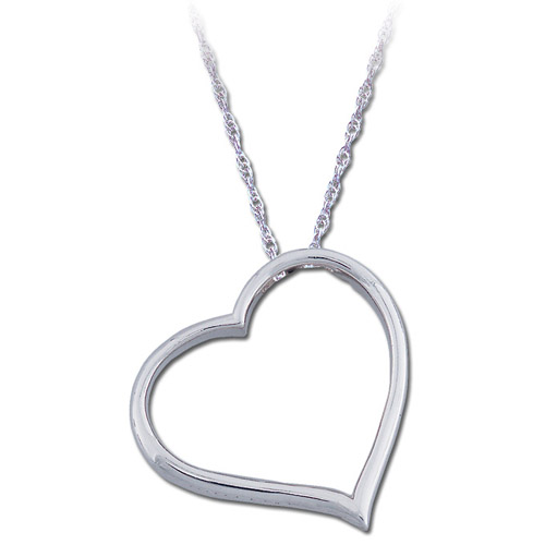 Landstrom's Black Hills Gold Sterling Silver heart necklace