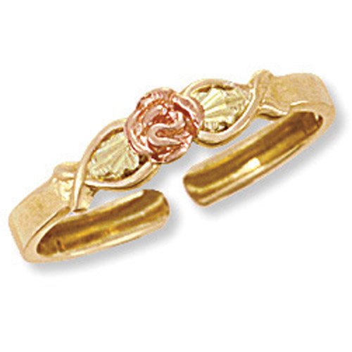 Landstrom's Black Hills Gold rose gold rose ring