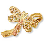 Landstrom's Black Hills Gold dragonfly ring