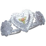 Landstrom's Black Hills Gold Sterling Silver heart shaped bracelet