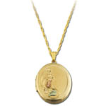 Landstrom's Black Hills Gold locket