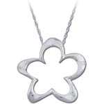 Landstrom's Black Hills Gold Sterling Silver flower necklace