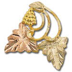 Landstrom's Black Hills Gold leaf brooch