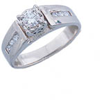 Landstrom's Black Hills Gold diamond engagement ring