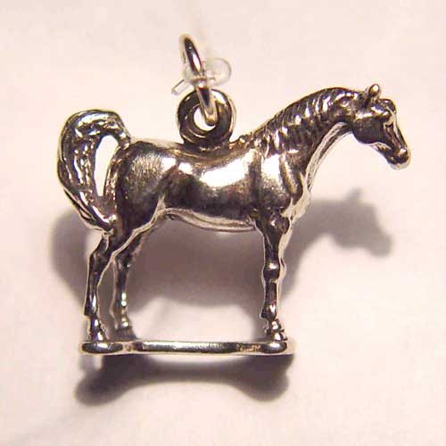 Sterling Silver small Arabian horse charm/pendant