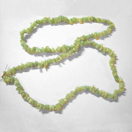 Amazonite Feldspar bead long necklace