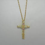 Black Hills Gold cross necklace