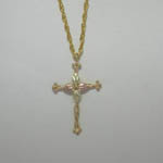 Black Hills Gold cross necklace