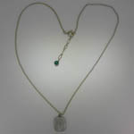 Rhodium plated Arabian Horse Head necklace