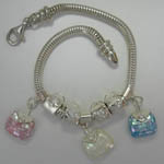 Sterling Silver Frolic Charm Bracelet with Purse charms