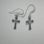 Sterling Silver cross with heart pendant