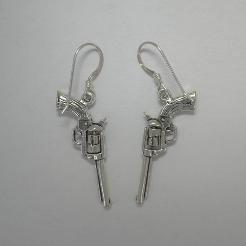 Sterling Silver pistol charm pendant