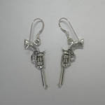 Sterling Silver pistol charm pendant