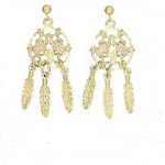 Black Hills Gold Dream Catcher earrings