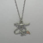 Black Hills Gold Sterling Silver Labrador Retriever dog necklace