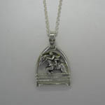 Sterling Silver hunter jumper necklace