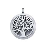 Stainless Steel Essential Oil Tree diffuser necklace