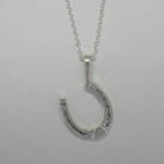 Sterling Silver small horse shoe necklace