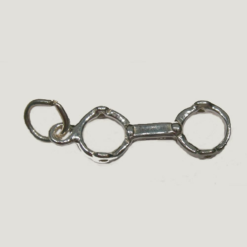 Sterling Silver horse bit charm/pendant