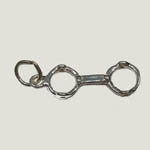 Sterling Silver horse bit charm/pendant