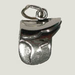 Sterling SIlver English saddle charm/pendant