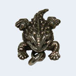 Front view of Horned Toad pendant