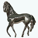 Sterling Silver horse pendant