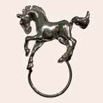 Sterling Silver charm holding brooch