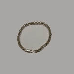 Sterling Silver circular link bracelet