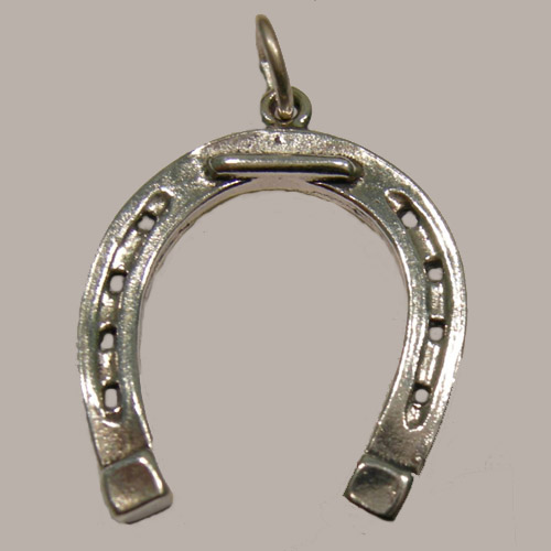 Sterling Silver horseshoe charm/pendant.