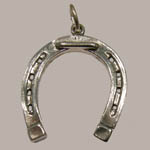 Sterling Silver horseshoe charm/pendant.