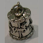 Sterling SIlver top view of carousel horse charm/pendant