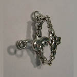 Sterling Silver mechanical hackamore noseband and shank charm/pendant