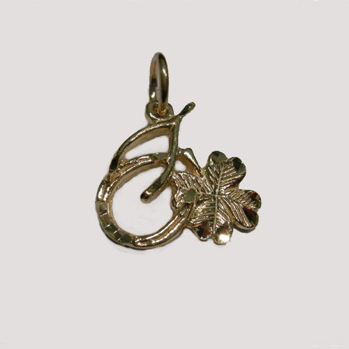14 kt.y.g. Good Luck pendant