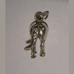 Sterling Silver horses behind charm/pendant