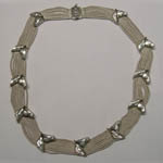 Sterling Silver horsehead collar necklace