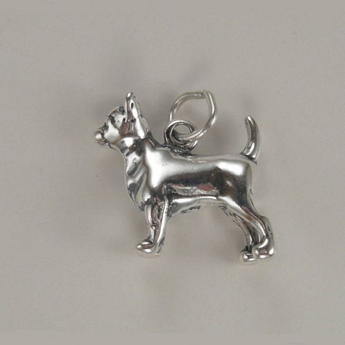 Sterling Silver Chihuahua charm/pendant